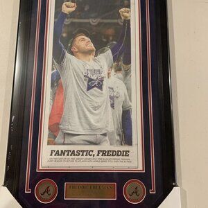 Braves 2021 World Series champions Atlanta Journal Constitution Newspaper Framed